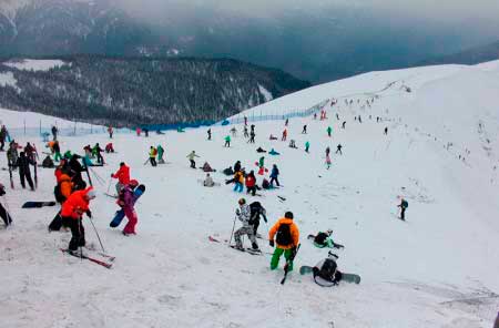 История Сочи, как горнолыжного курорта